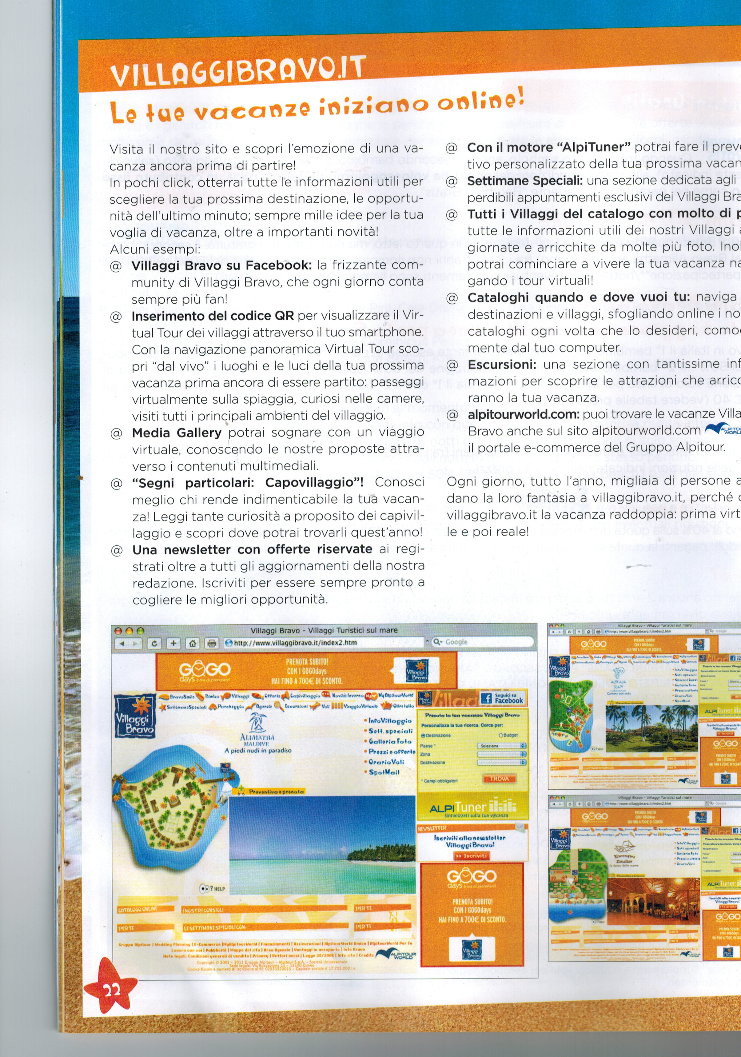 Villaggi BRAVO – Le tue vacanze iniziano on-line