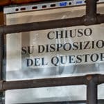 Chiuso su disposizione del questore