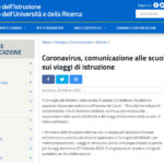 AIAV – MIUR su Coronavirus