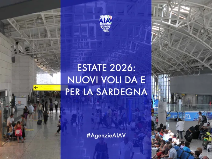 VOLI SARDEGNA 2026: 8 NUOVE ROTTE AEREE CONFERMATE