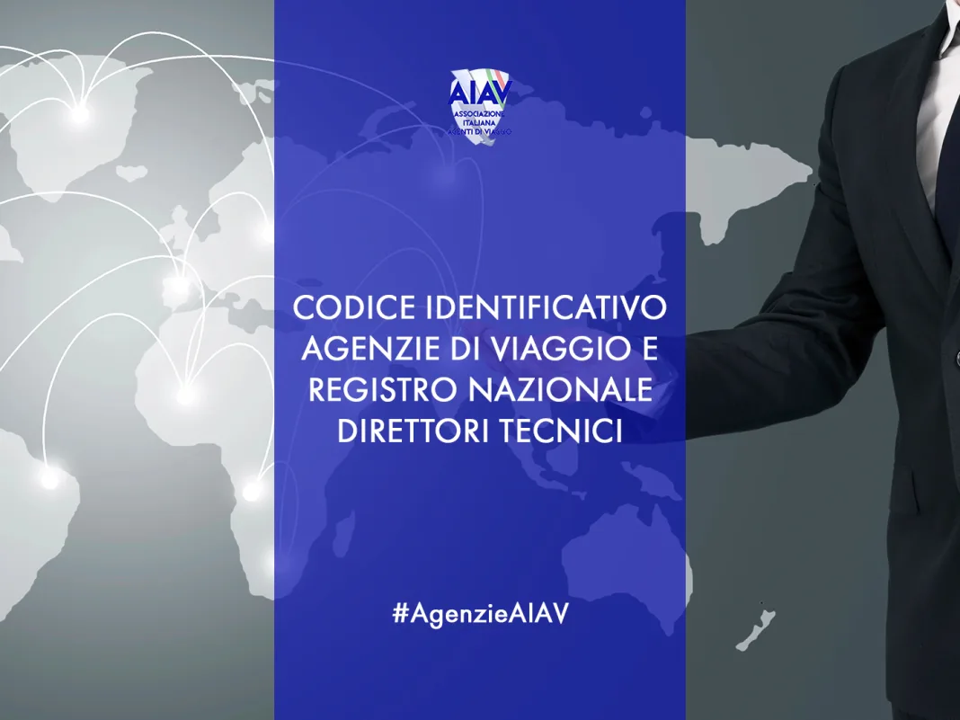 AIAV codice id agenzie di viaggio e direttore tecnico